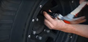 Hammer The Socket On The Stripped Lug Nut