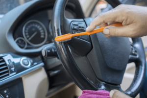 How to Clean Steering Wheel - Step 3
