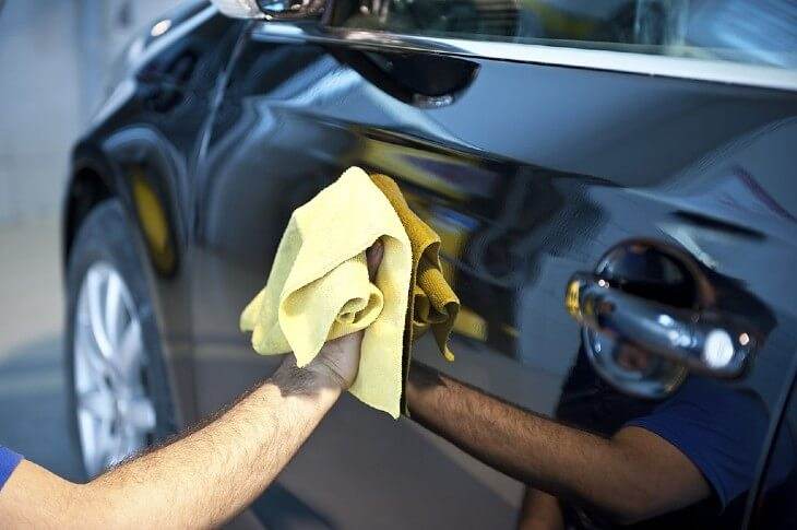 Washing Your Vehicle: Dry the vehicle using a microfiber drying cloth.